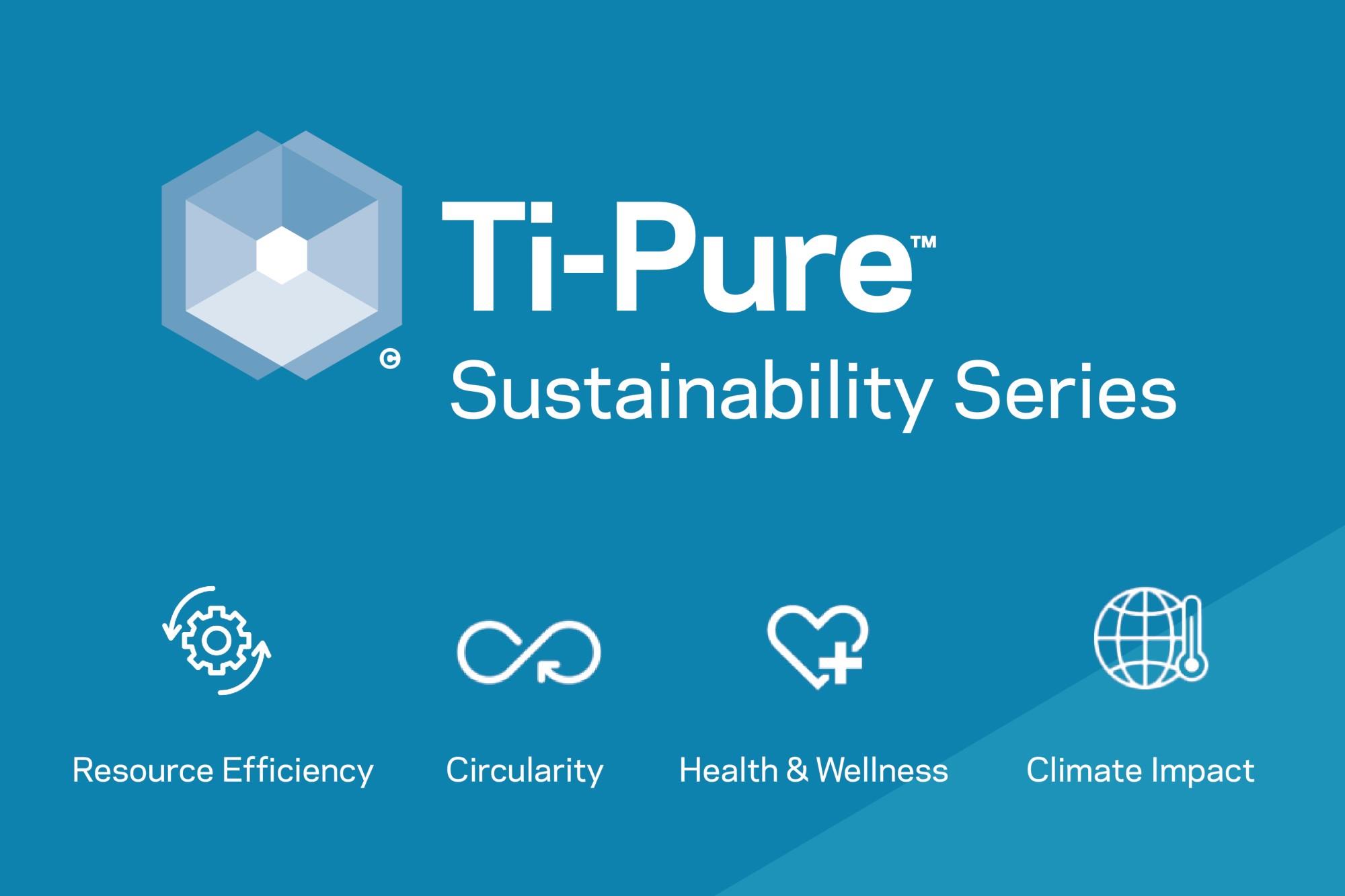 Ti-Pure Sustainability Series